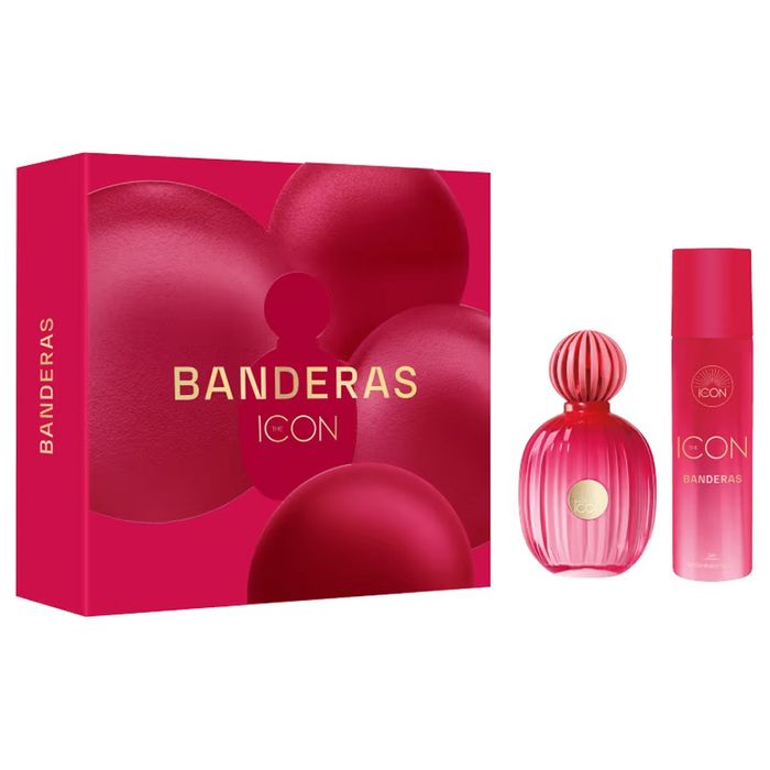 Kit The Icon Banderas Feminino Eau de Parfum 100ml E Deo 150ml