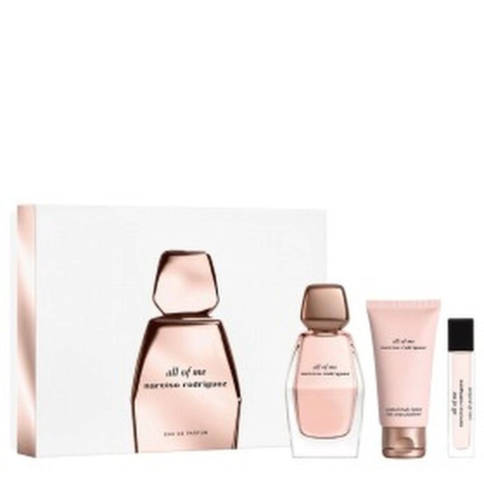 Kit All Of Me Narciso Rodriguez Eau De Parfum Perfume Feminino - 90ml + Loção Corporal 50ml + Tamanho Viagem 10ml