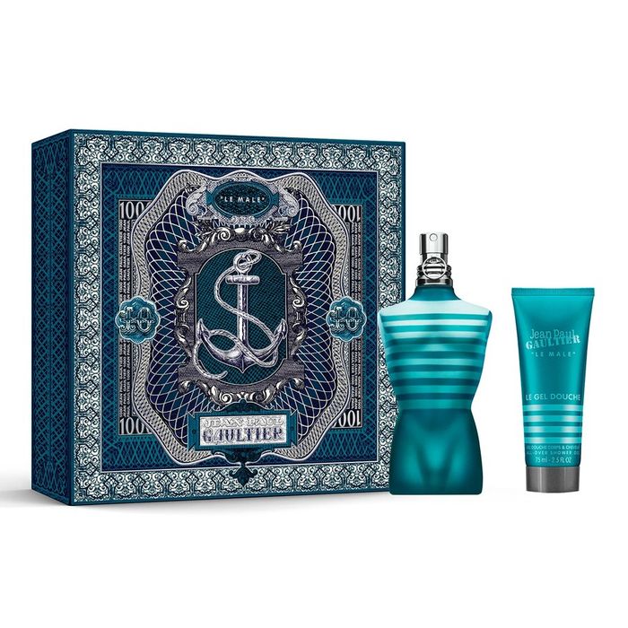 Kit Le Male Jean Paul Gaultier Eau De Toilette Perfume Masculino - 125ml + Gel De Banho  75ml