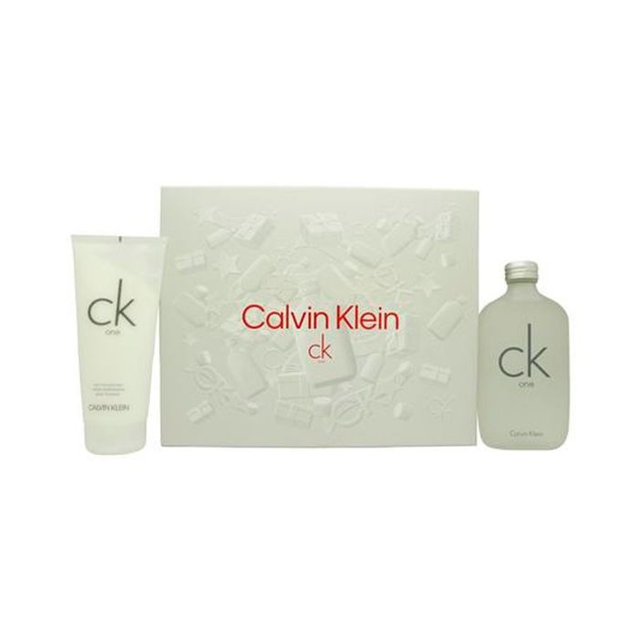Kit Ck One Calvin Klein Perfume Compartilhado Eau De Toilette 200ml E Lotion Hidratante 200ml