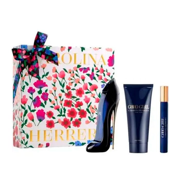 Kit Good Girl Carolina Herrera Perfume Feminino Eau de Parfum 80ml + Body Lotion 100ml + Eau de Parfum 10ml - MD26