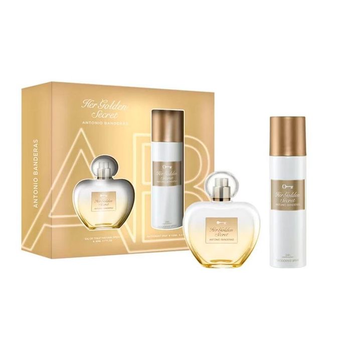 Kit Her Secret Banderas Eau De Toilette Perfume Feminino + Deo 150ml