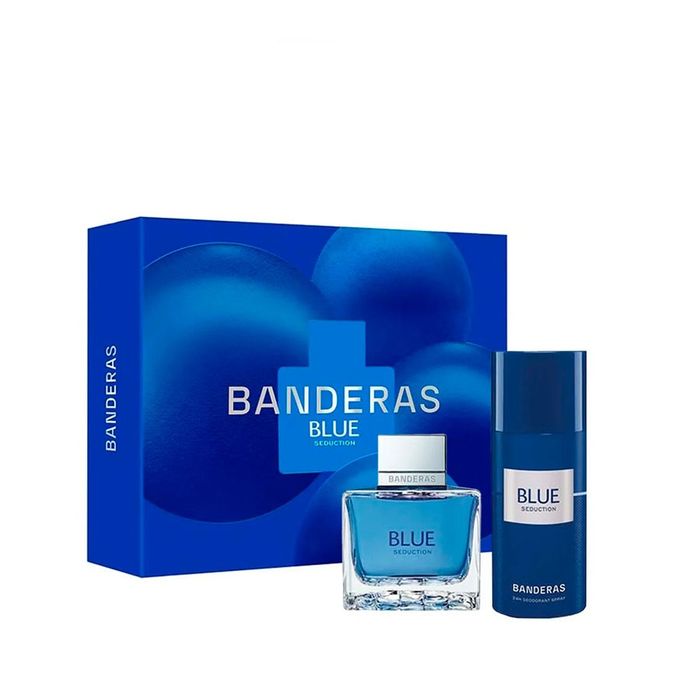 Kit Bkue Seduction Banderas Eau De Toilette Perfume Masculino - 100ml + Deo 150ml