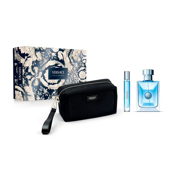 Kit Pour Homme Versace Masculino Eau de Toilette 100ml+ Eau de Toilette 10ml