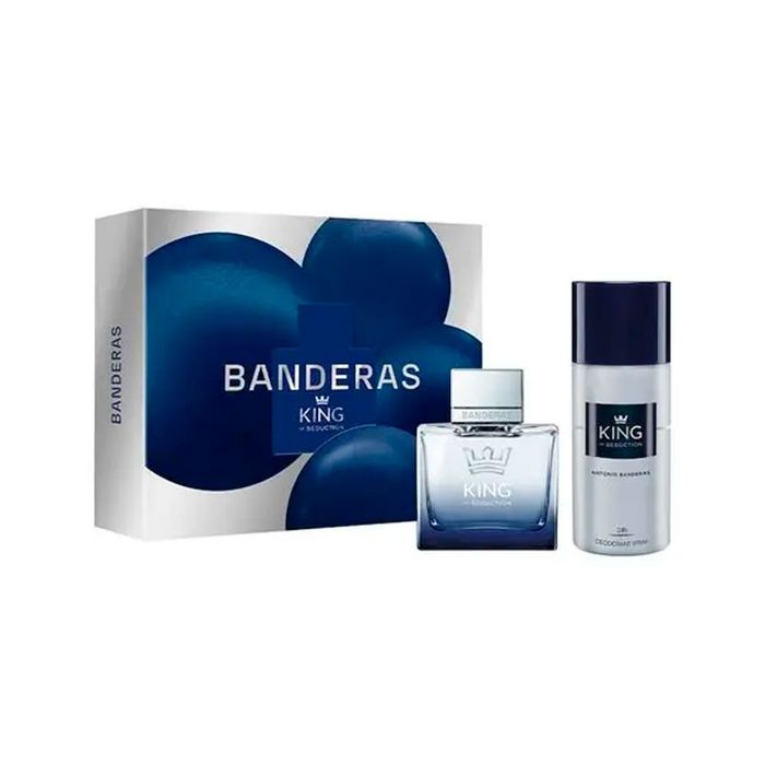 Kit  King Of Seduction Banderas Masculino Eau De Toilette 100ml E Deo 150ml