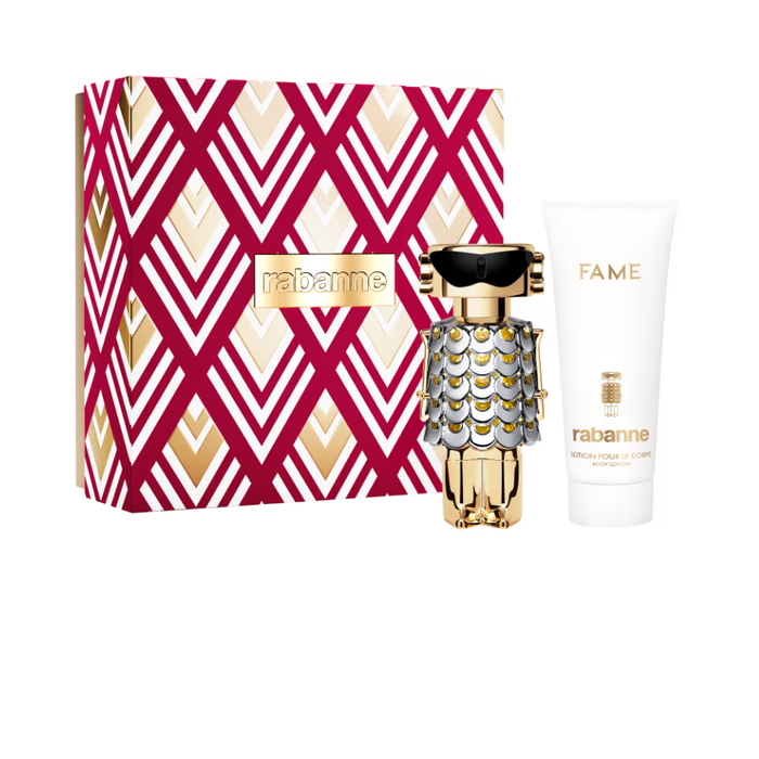 Kit Fame Rabanne Feminino Eau de Parfum 80ml E Body Lotion 100ml