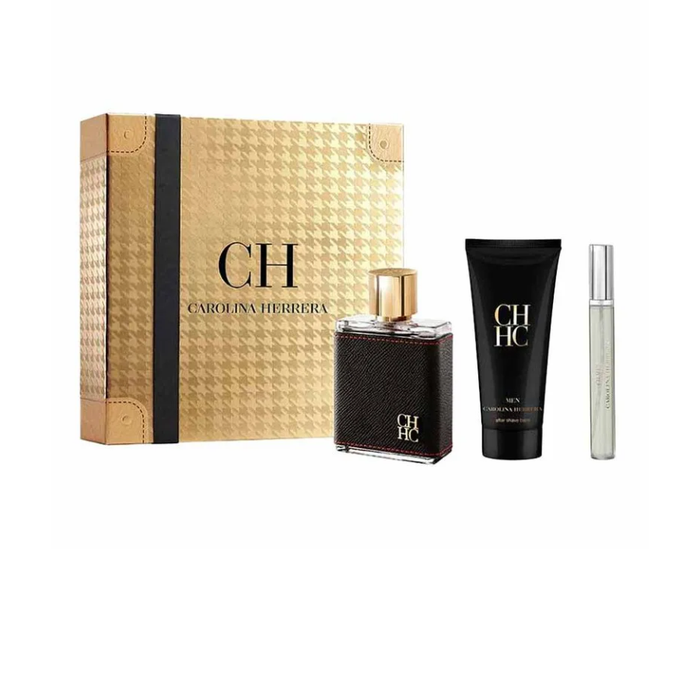 Kit CH Men Carolina Herrera Masculino Eau de Toilette 100ml+ After Shave 100ml+ Travel 10ml