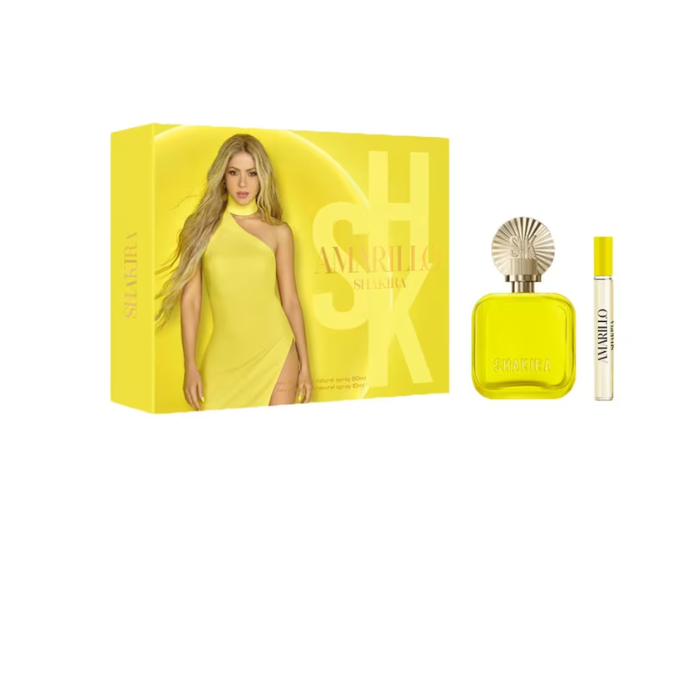 Kit Amarillo Shakira Eau de Parfum Feminino 80+ Travel 10ml