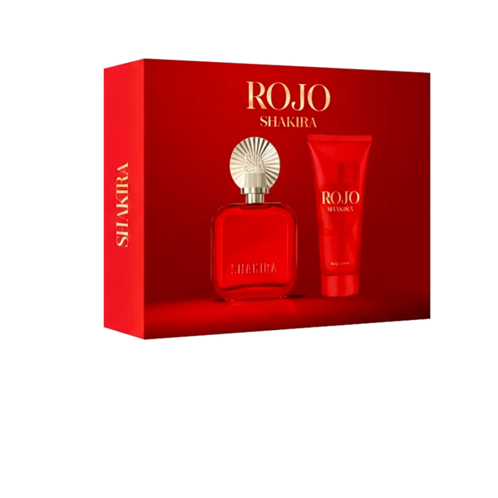 Kit Shakira Rojo Feminino Eau de Parfum 80ml + Body Lotion 75ml