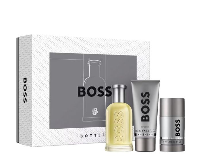Kit Boss Bottled Hugo Boss Eau de Toilette Masculino 100ml e Shower Gel 100ml E Desodorante 150ml
