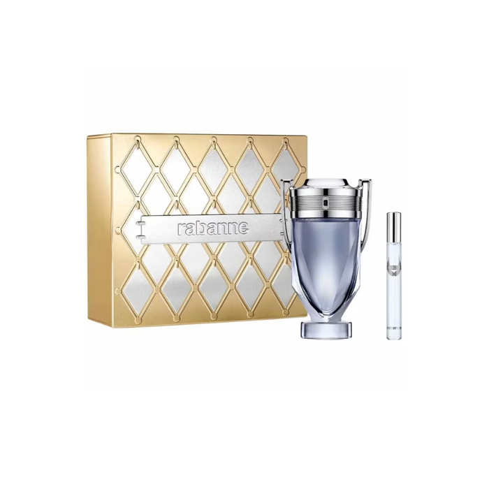 Kit Invictus Rabanne Eau de Toilette Masculino 200ml+Travel Spray 10ml