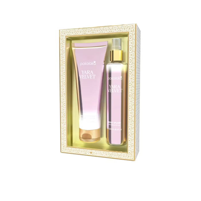 Kit Yara Velvet Pokoloka Loção+Body Splash Feminino- 240ml