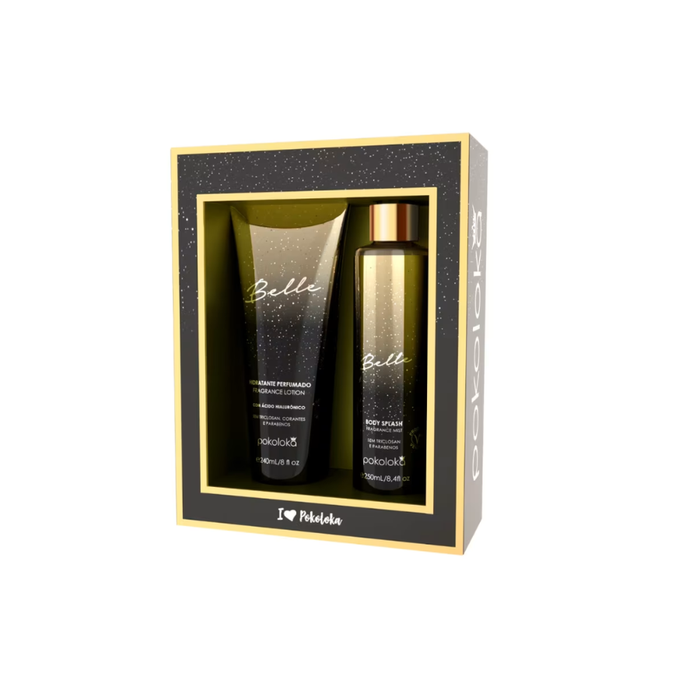 Kit Belle Pokoloka Loção+ Body Splash Feminino- 240ml