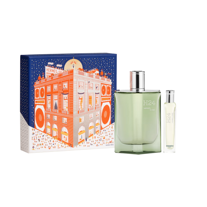 Kit H24 Herbes Vives Hermès Eau de Parfum Masculino 100ml+ 15ml