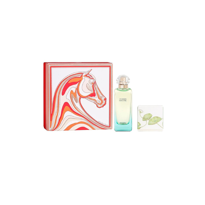 Kit Un Jardin sur le Nil Hermès Eau de Toilette Perfume Compartilhado 100ml + Sabonete 50g