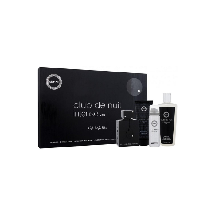 Kit Club de Nuit Intense Armaf Eau de Toilette Masculino 100ml+ Shower Gel 100ml+ Body Spray 50ml+Shampoo 250ml