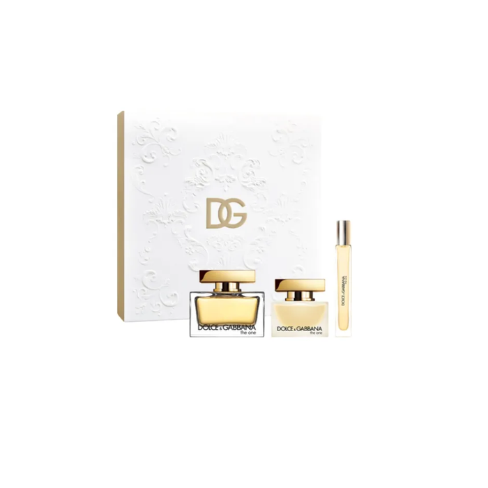 Kit The One Dolce & Gabbana Eau de Parfum Feminino-75ml+Hair Mist 30ml+Travel 10ml