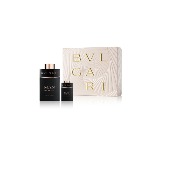 Kit Bvlgari Man In Black Eau de Parfum Perfume Masculino-100ml+15ml