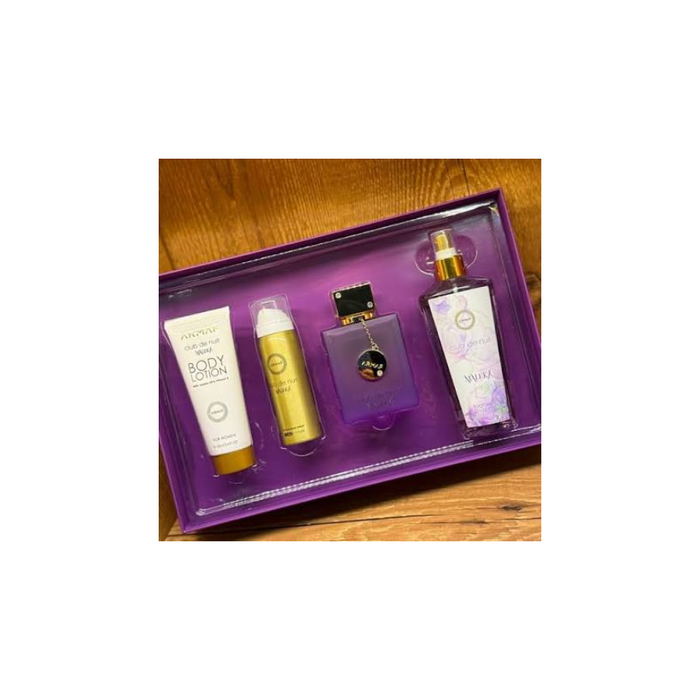 Kit Club de Nuit Maleka Armaf Eau de Parfum Perfume Feminino - 105ml + Body Spray 50ml + Body Mist 250ml