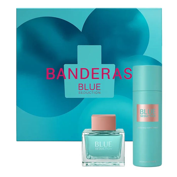 Kit Blue Seduction For Women Banderas Eau De Toilette Perfume Feminino 80ml  + Deo 150ml