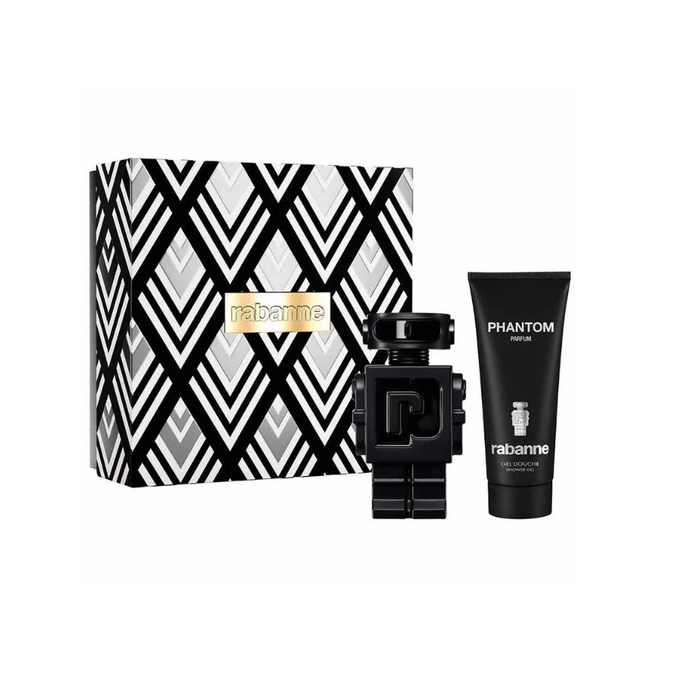 Kit Phantom Parfum Rabanne Eau de Parfum Perfume Masculino - 100ml + Gel de Banho 100ml
