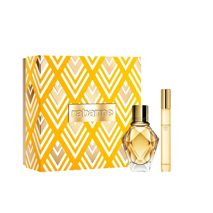 Kit Million Gold For Her Rabanne Eau de Parfum Perfume Feminino - 30ml + EDP 10ml