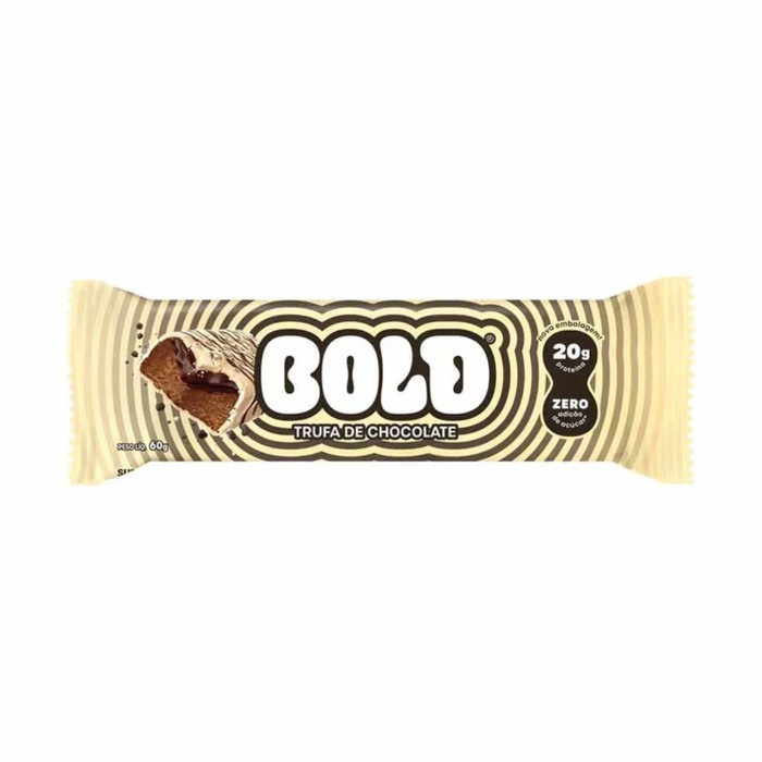 BARRA DE PROTEÍNA TRUFA DE CHOCOLATE BOLD 60G 