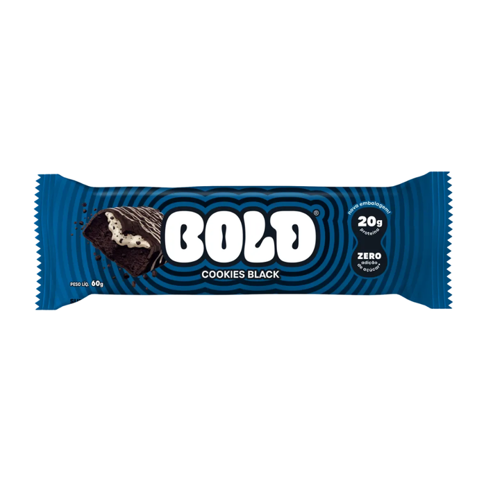 BARRA DE PROTEÍNA COOKIES BLACK BOLD 60G 