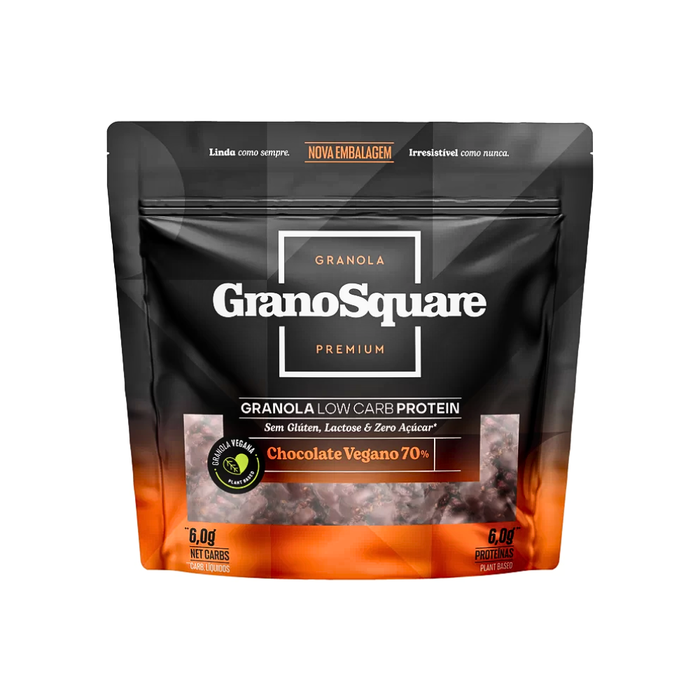 GRANOLA LOWCARB CHOCOLATE VEGANO 70% GRANO SQUARE 200G