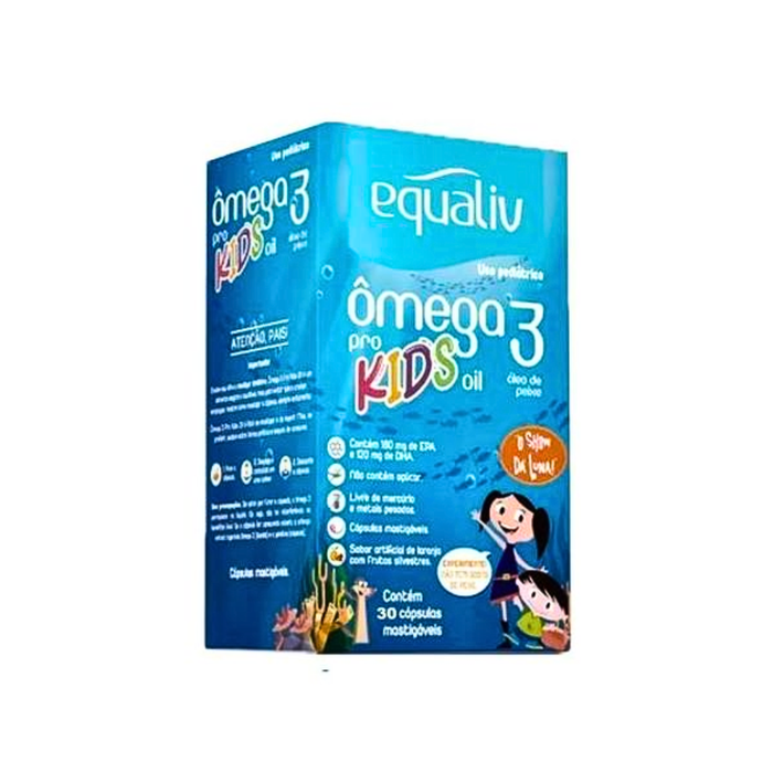 ÔMEGA 3 PRO KIDS OIL EQUALIV 30 CAPSULAS