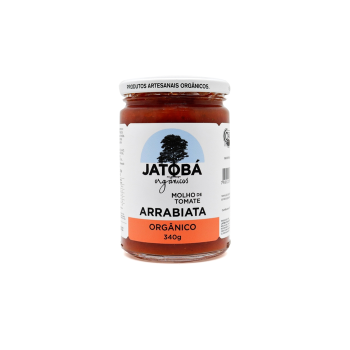 MOLHO DE TOMATE ARRABIATA ORGANICO JATOBA 340G