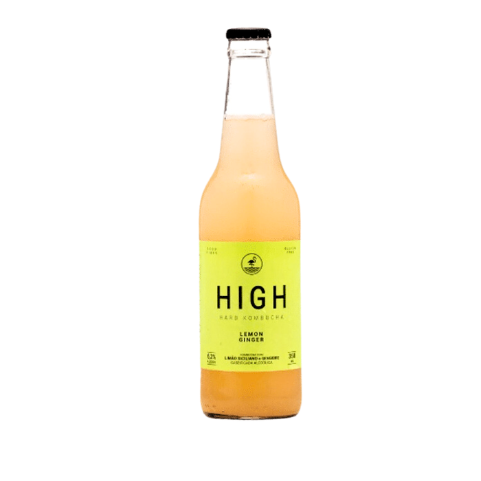 HIGH KOMBUCHA LEMON GINGER 350ML