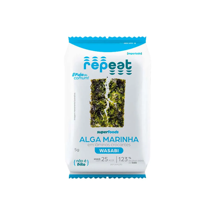 SNACK ALGA MARINHA WASABI REPEAT 5G 