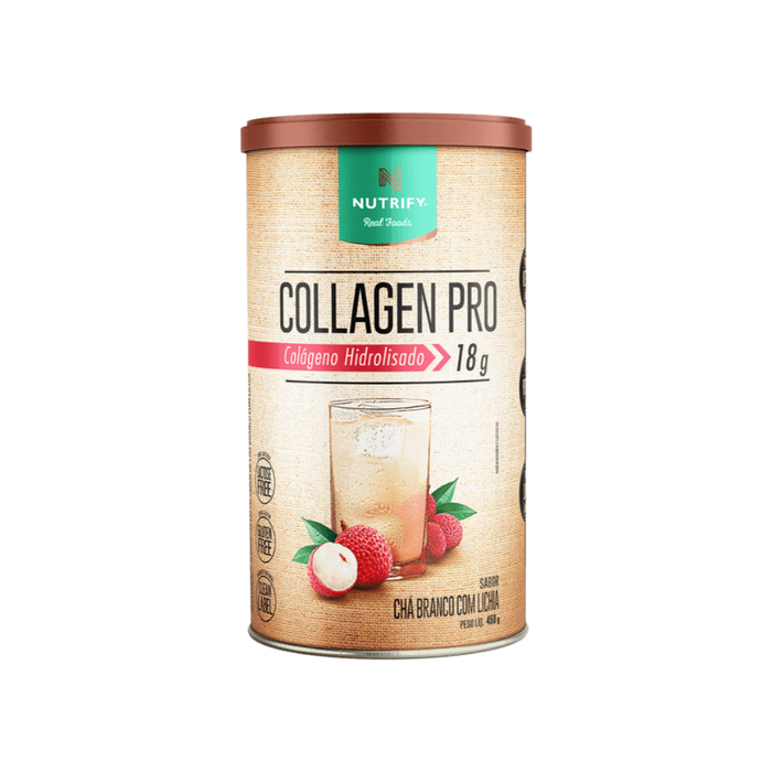 COLLAGEN PRO CHA BRANCO COM LICHIA NUTRIFY 450G