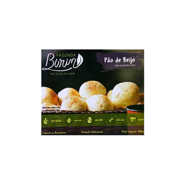 PÃO DE BEIJO FAZENDA BURIM 500G