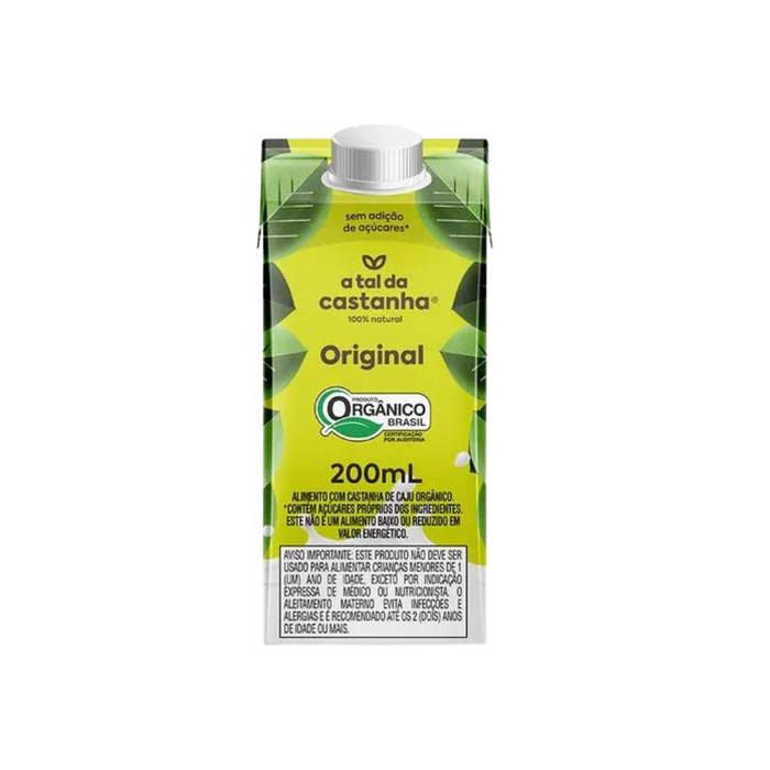 BEBIDA VEGETAL CASTANHA DE CAJU ORIGINAL A TAL DA CASTANHA 200ML