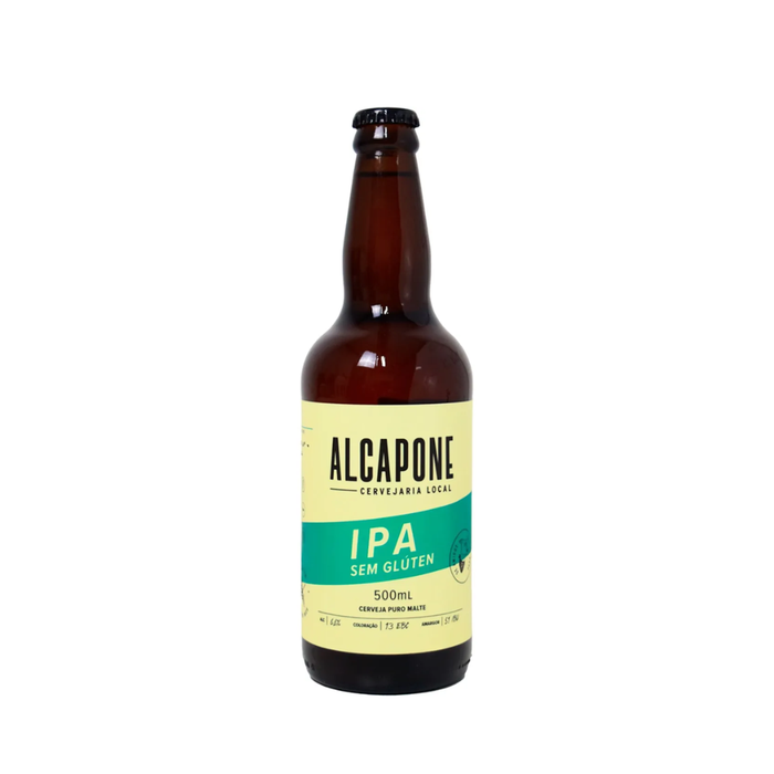 CERVEJA IPA SEM GLÚTEN ALCAPONE 500ML