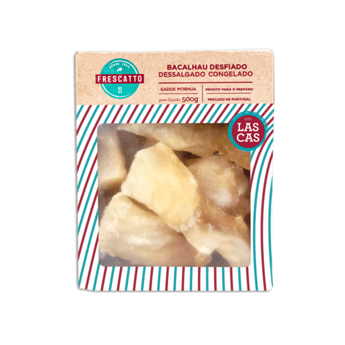 LASCAS DE BACALHAU FRESCATTO 500G