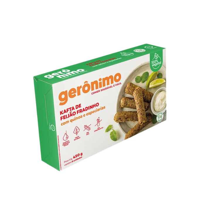 KAFTA DE FEIJÃO FRADINHO COM QUINOA GERÔNIMO 450G 