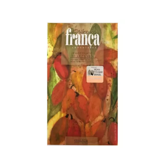 CHOCOLATE AO LEITE 48% PRISCYLA FRANÇA 65G