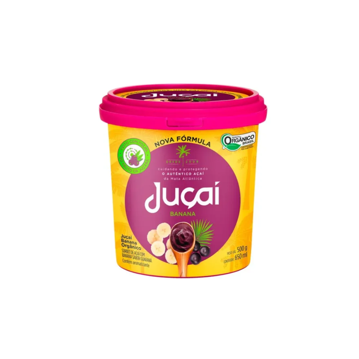 AÇAÍ ZERO AÇUCAR ORGANICO COM BANANA JUÇAI 650ML