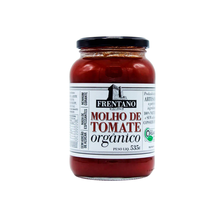 MOLHO DE TOMATE ORGÂNICO FRENTANO 535G