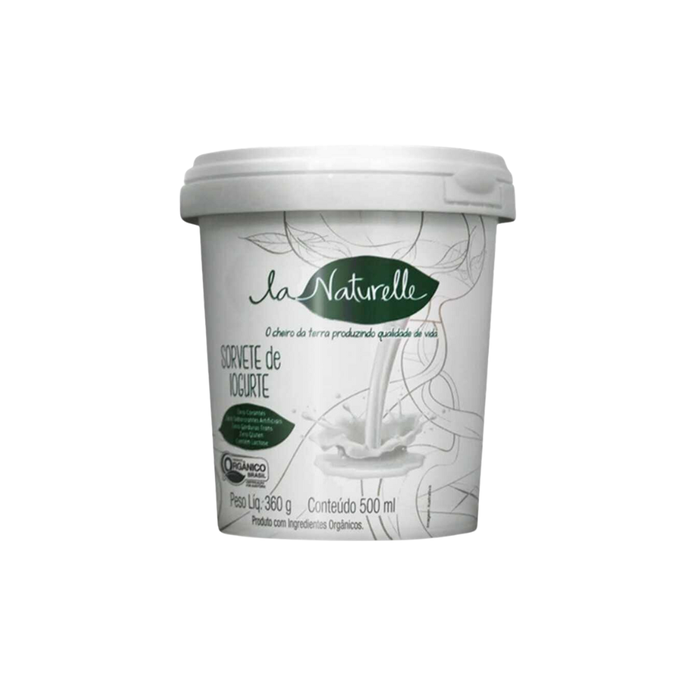 SORVETE DE IOGURTE ORGÂNICO LA NATURELLE 500ML