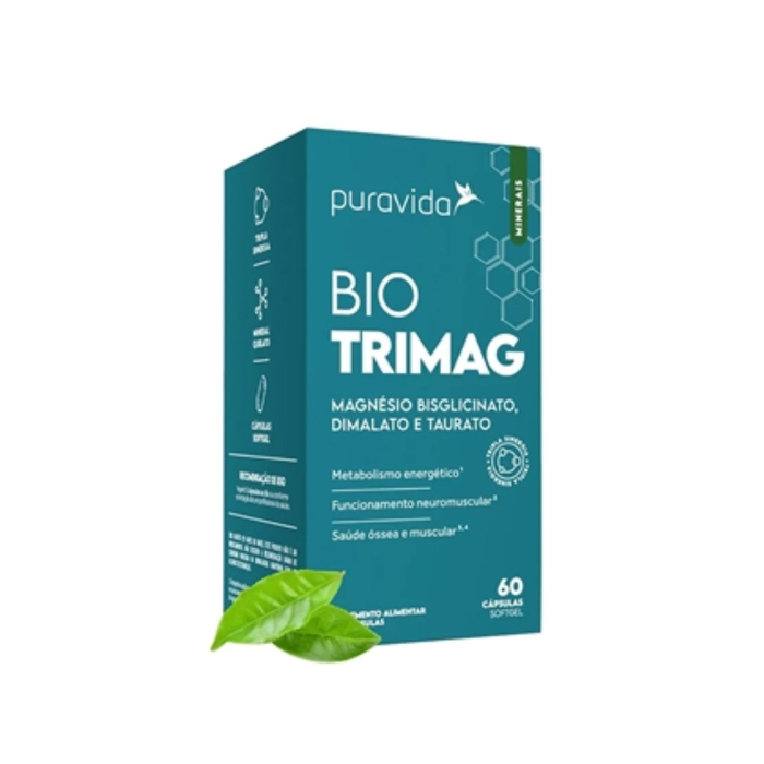 BIO TRIMAG PURAVIDA 60 CAPSULAS