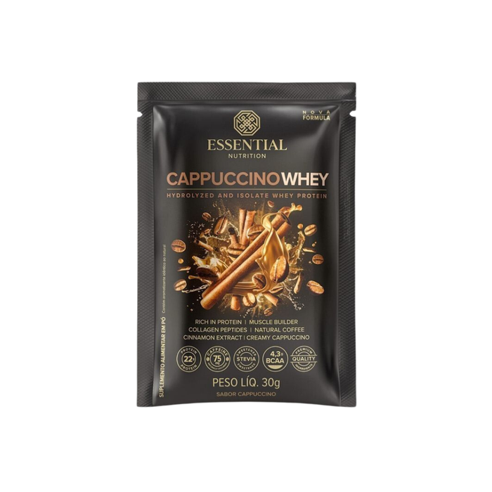 CAPPUCCINO WHEY SACHÊ 30G ESSENTIAL