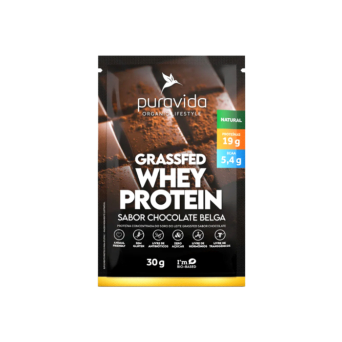 SACHE CHOCOLATE GRASSFEED WHEY PURAVIDA 30G 