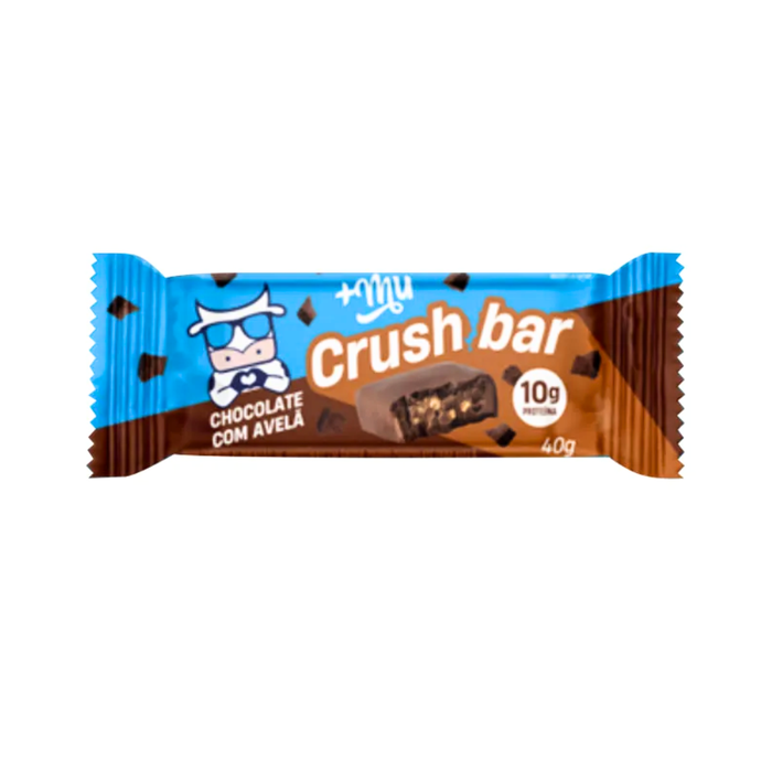 CRUSH BAR CHOCOLATE COM AVELA MAIS MU 40G 