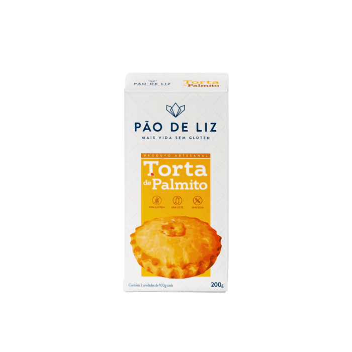 TORTA DE PALMITO PÃO DE LIZ 200G