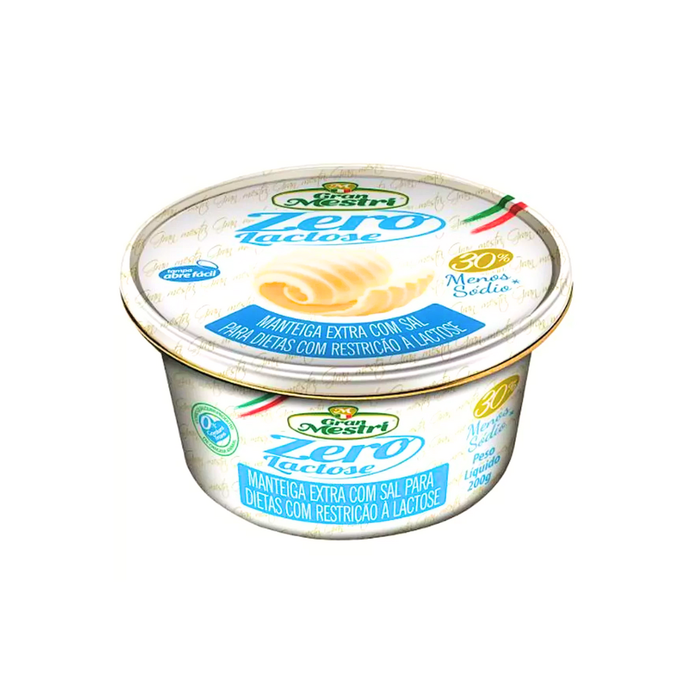 MANTEIGA GRAN MESTRI ZERO LACTOSE 200GR