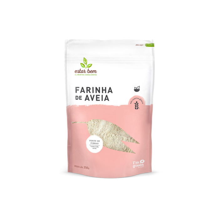 FARINHA DE AVEIA SEM GLÚTEN ESTAR BEM 250GR